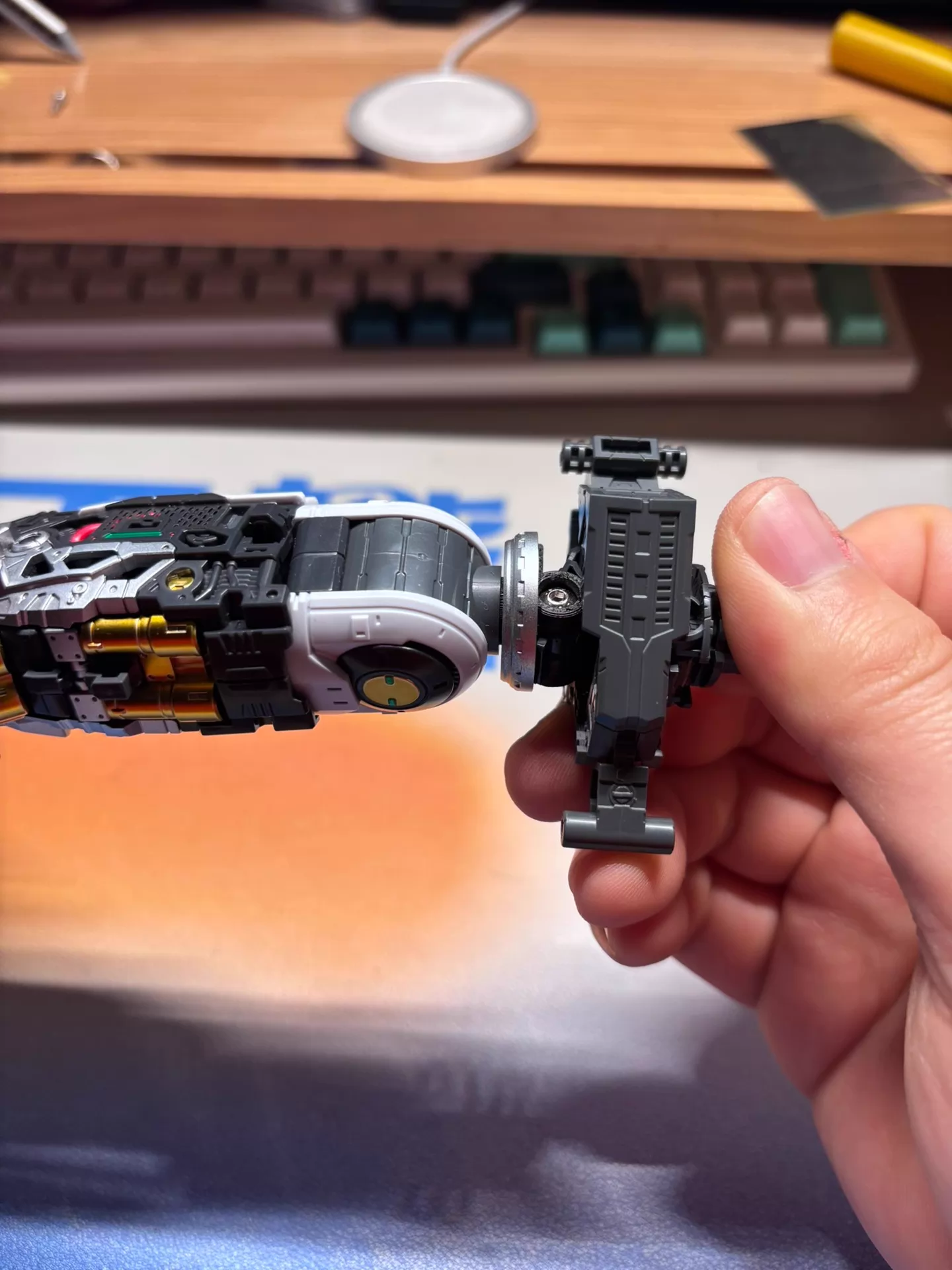 [3D printed pieces] Bandai PG Unicorn PGU 1/60 ν Gundam Replacement Parts / Reinforced Parts