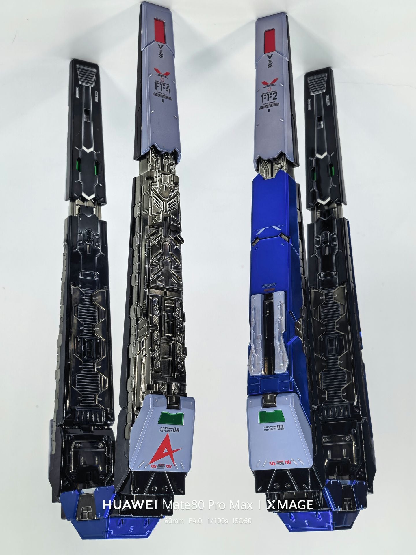 [Custom Electroplating] PG Unleashed 1/60 Nu Gundam (HI-V color scheme) Model Kit