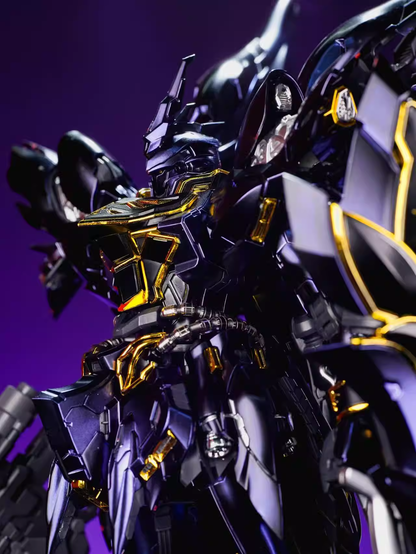 [Color customization]Comet Technology-01-Crimson Drei MG 1/100 GK Sinanju Model Kit (Electroplated black purple color scheme) Model Kit