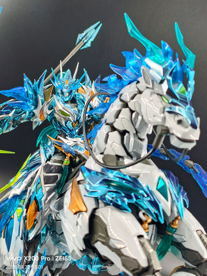 [Color customization] Motor Nuclear Zhao Yun & White Dragon Horse(Electroplated color scheme) Model Kit