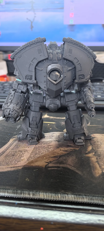 [Warhammer] Warhammer 40K Saturn Dreadnought Unpainted Resin 3D Printed Figure Model