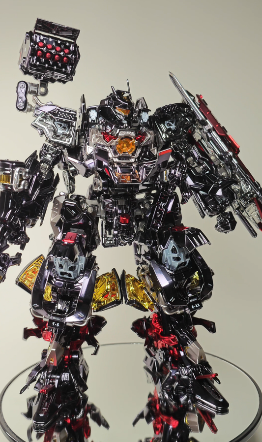 [Custom Electroplating] Legend of Star General MNP-CR02A Type-65 JiHu-II (Assault Ver.)  (Black Red Electroplated Color Scheme) Model Kit