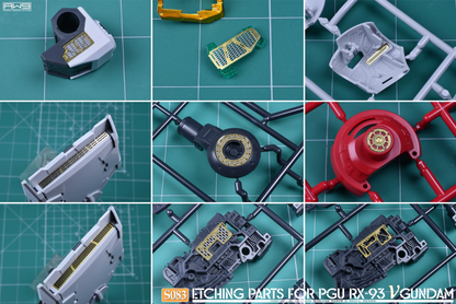 [Photo-etched Parts] Pre-Glued S83 Photo-Etched Detail Upgrade Parts for Bandai PG Unleashed Nu Gundam Fin Funnels