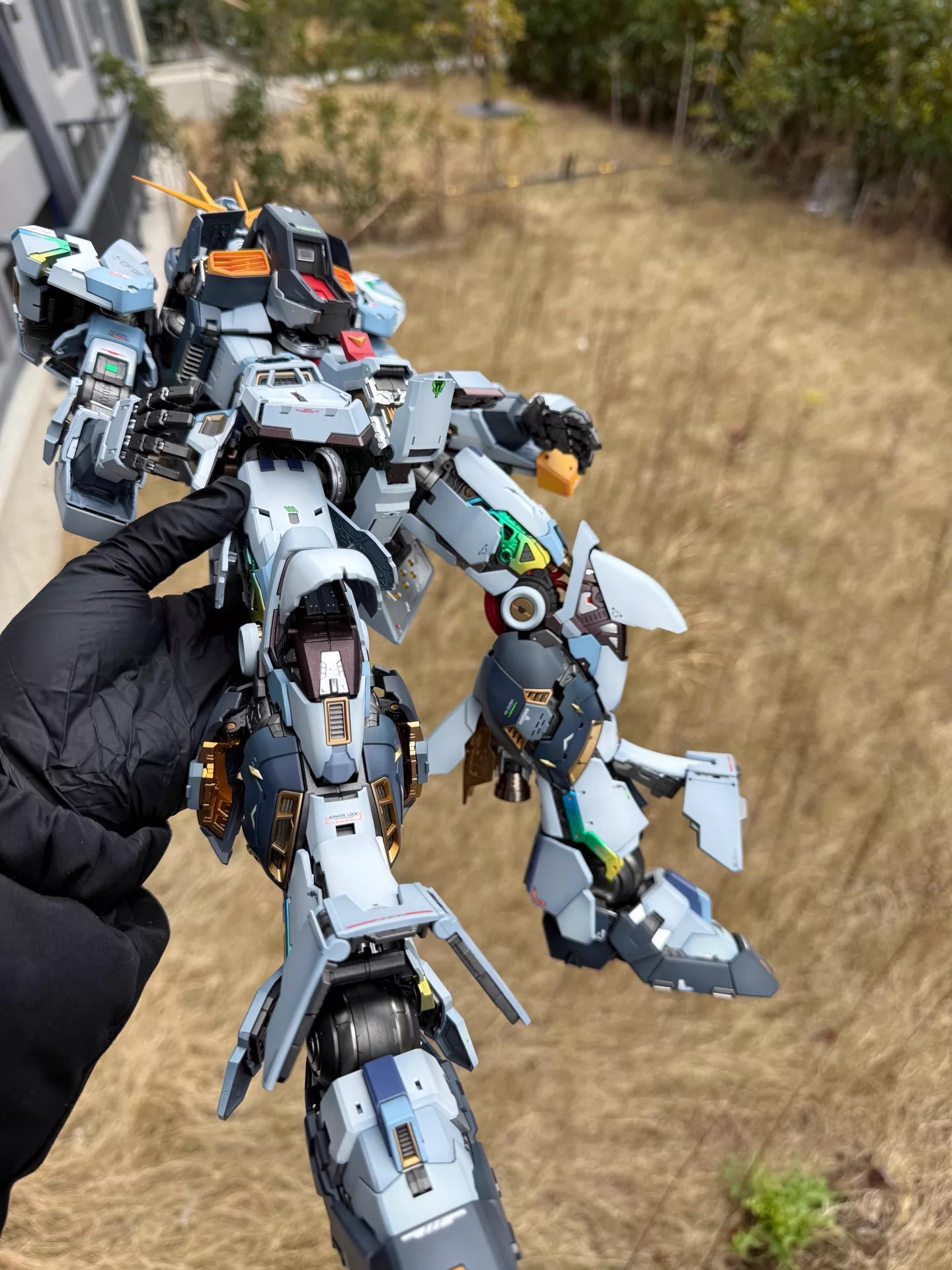 [Top-spec Customization] PG Unleashed 1/60 Nu Gundam (Color customization color scheme) model kit
