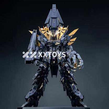 [Pre-Order] XXtoys Studio 1/35 RX-0 Unicorn-02 Banshee (Metallic Green Frame/Electroplated Gold Frame)