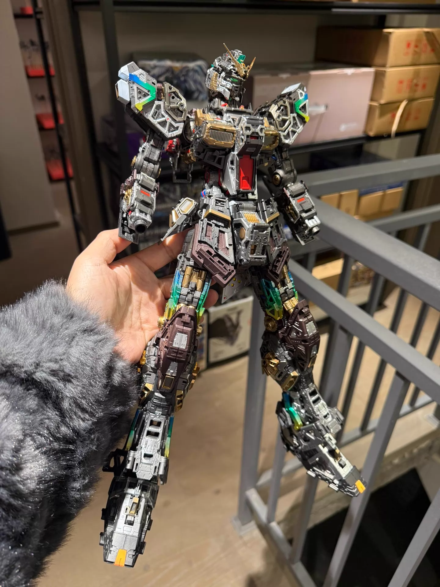 [Top-spec Customization] PG Unleashed 1/60 Nu Gundam (Color customization color scheme) model kit