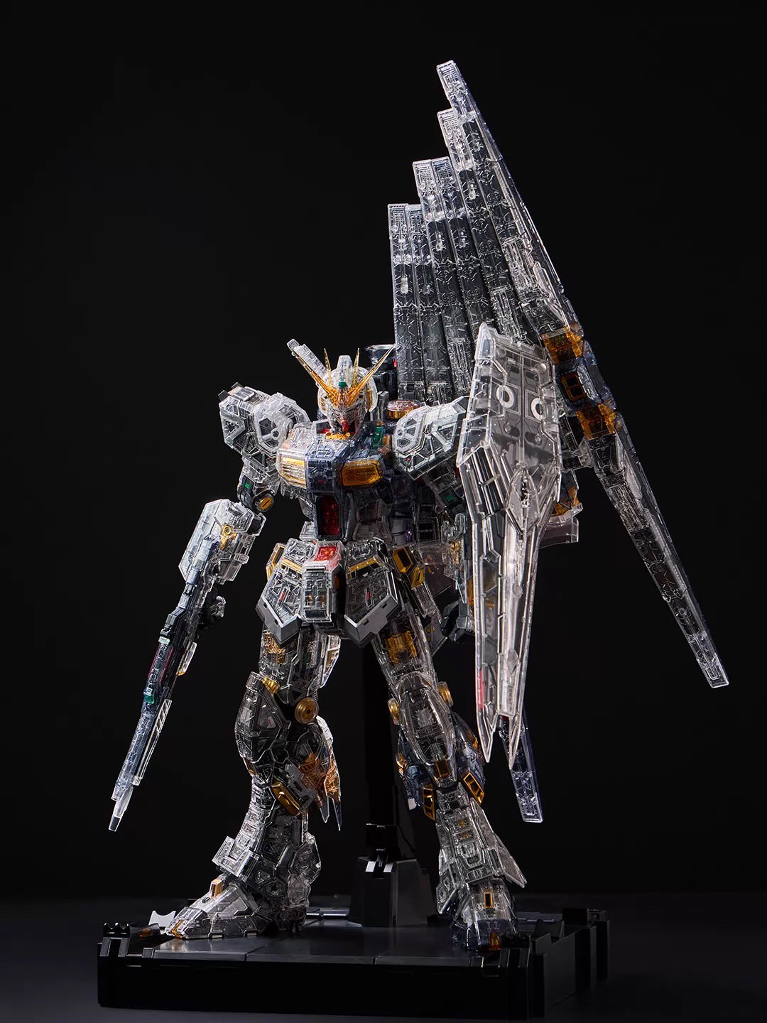 [Clear parts] Pre-order PG Unleashed 1/60 Nu Gundam Model Kit (Armor clear parts)