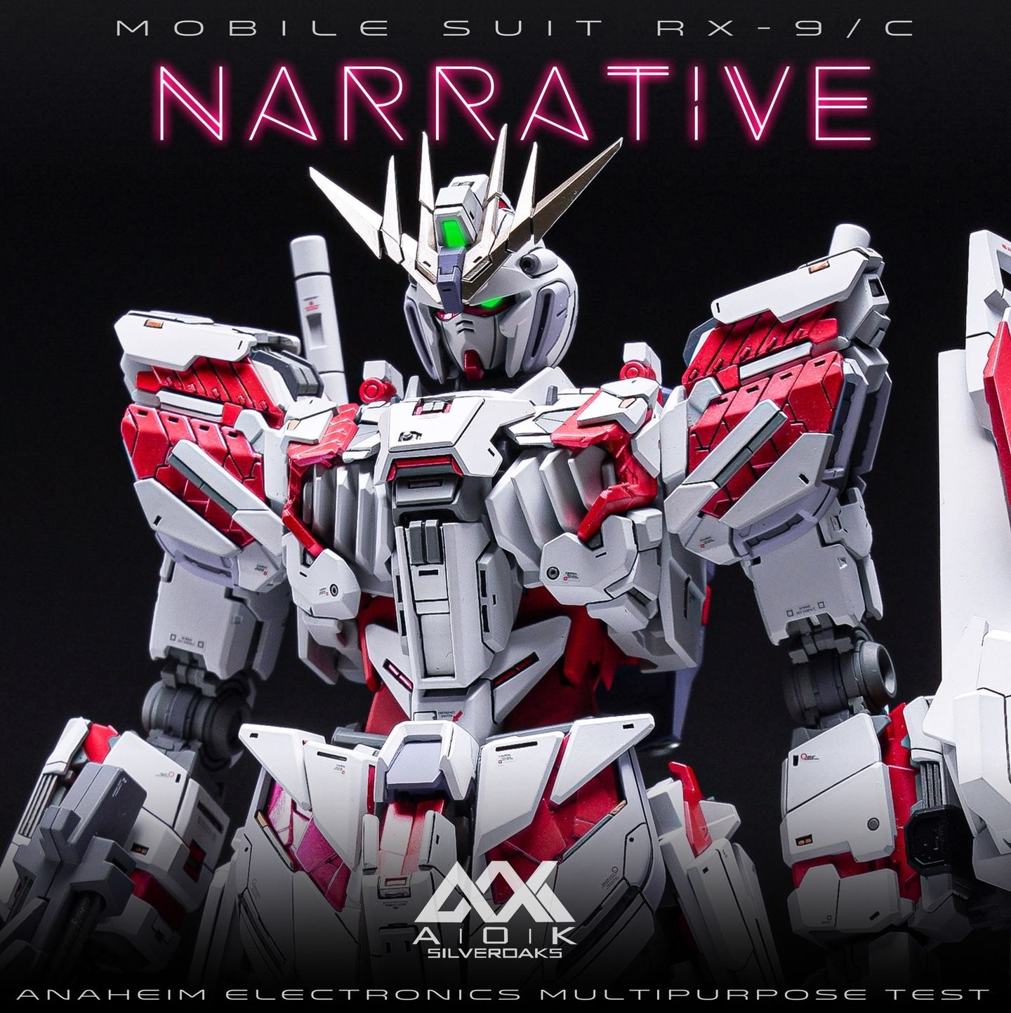 [Resin pieces] PRE-ORDER AOK 1/100 NARRATIVE Gundam Enhanced Conversion Kit resin pieces