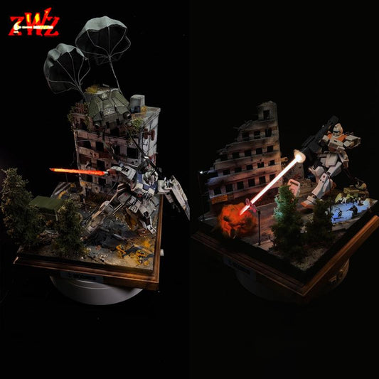 [Model Scene / Diorama Kit] City Scene Set Materials for model kits