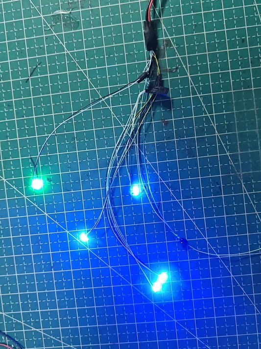 [Lighting kit materials] Pre-assembled lighting unit PGU RX-93 nu Gundam DIY Lighting Kit