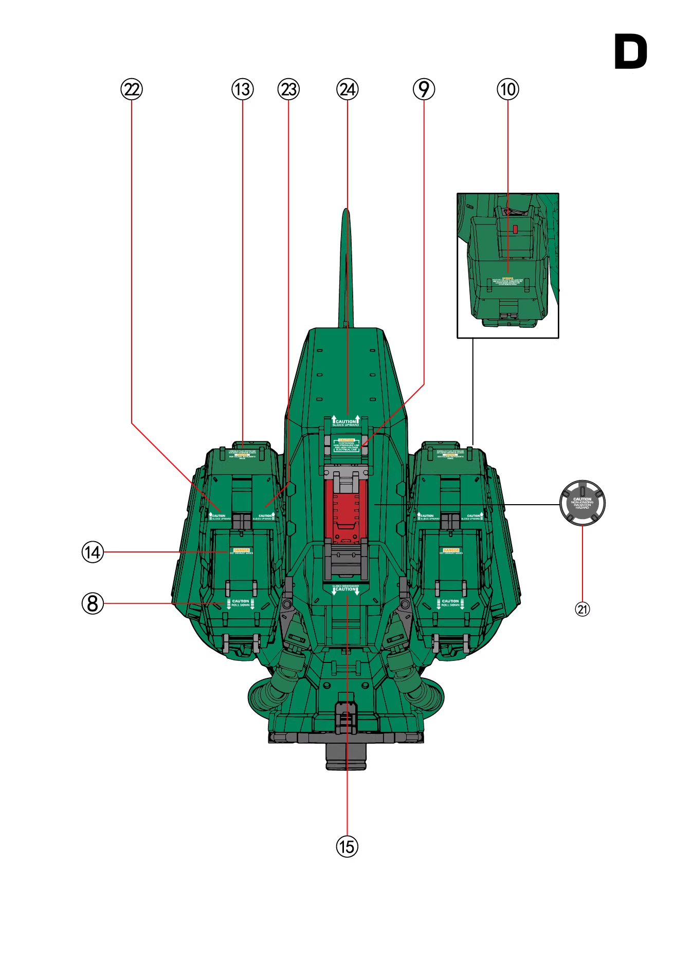 [Water decals] TOZ Decals for NZ-666 Osiris Aerial Dominator Model Water Sticker Model Accessories Hobby DIY
