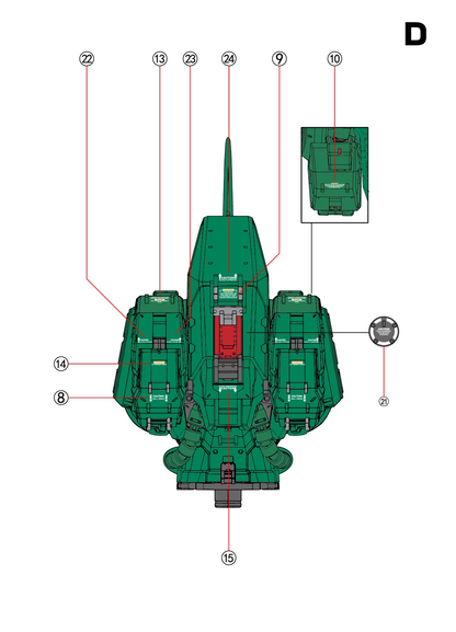 [Water decals] TOZ Decals for NZ-666 Osiris Aerial Dominator Model Water Sticker Model Accessories Hobby DIY