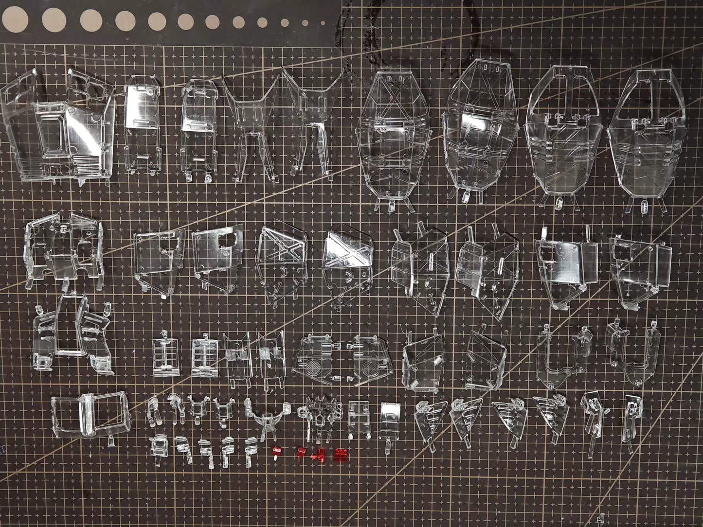 [Clear parts] MG 1/100 RX-78 NT-1 Ver2.0 YM-001 ALEX Figures Assembled Model Clear Parts