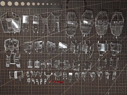[Clear parts] MG 1/100 RX-78 NT-1 Ver2.0 YM-001 ALEX Figures Assembled Model Clear Parts