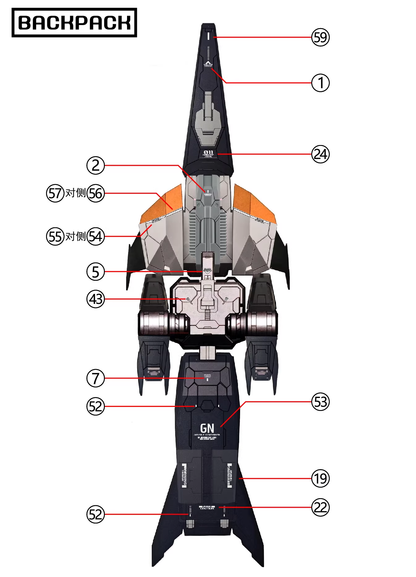 [Water decals] Decals for  Frame Series TC-004 Star Abyss Model Water Sticker Model Accessories Hobby DIY