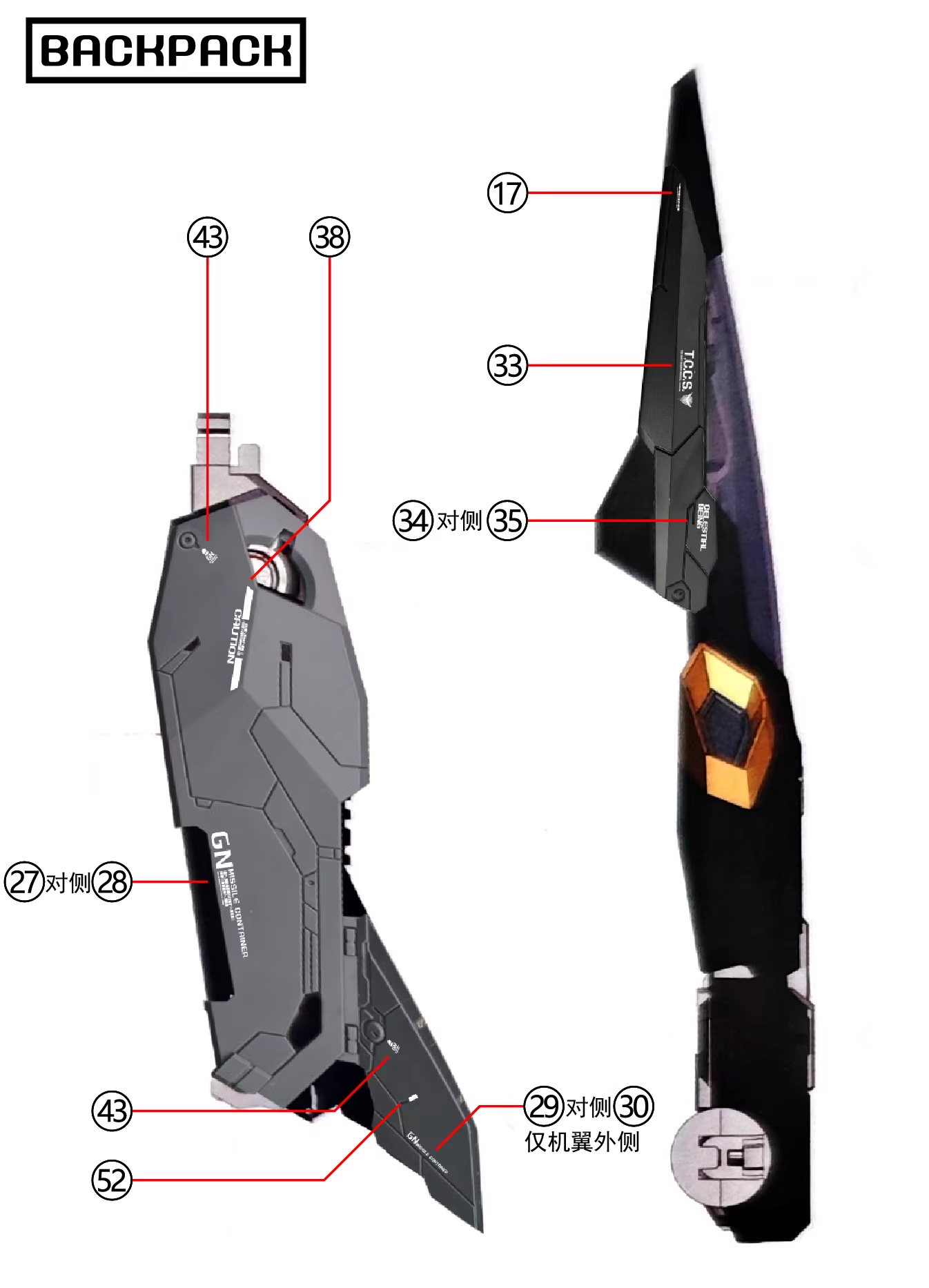 [Water decals] Decals for  Frame Series TC-004 Star Abyss Model Water Sticker Model Accessories Hobby DIY