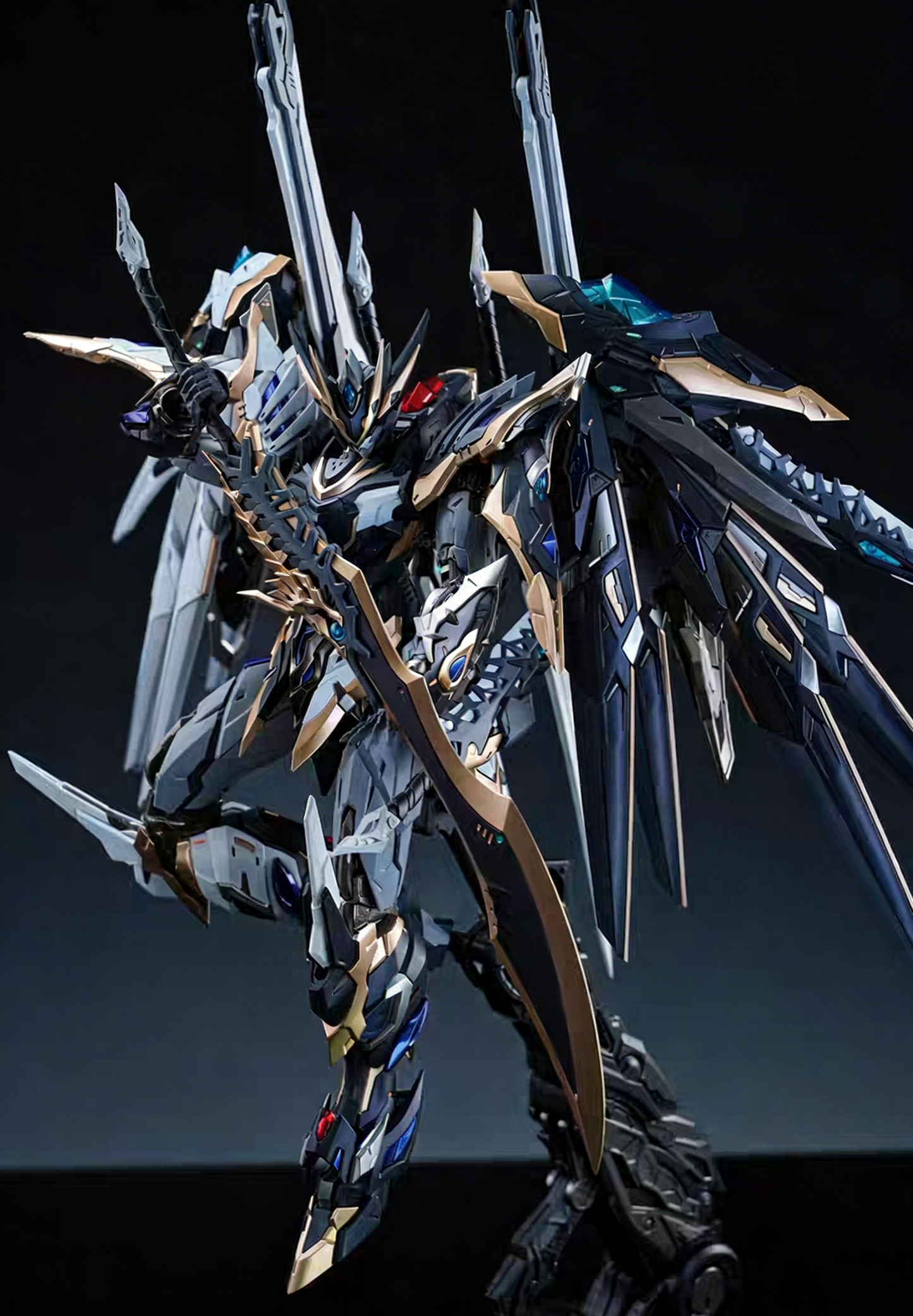 [Color customization] Legend of Star General MNP-XH12A Gan Jiang (white black color scheme) Model Kit