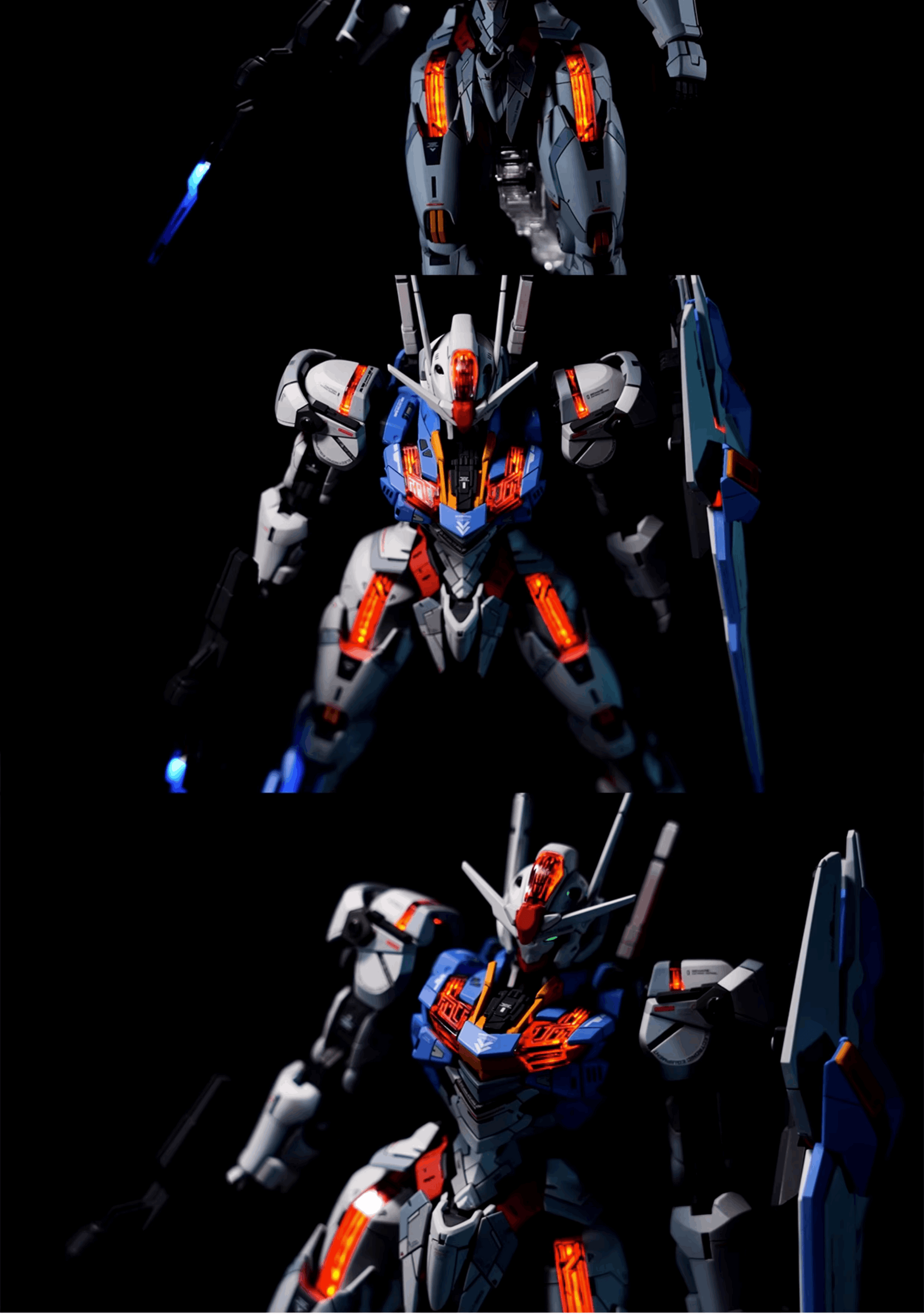 KOSMOS FM 1/100 Gundam Aerial Phantom Light Set - ModelInterspace