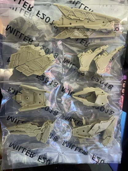 [Resin parts] for MG 1/100 Force RX-93 V Gundam RECAST CMM Resin Dress up Conversion Kit -airlift