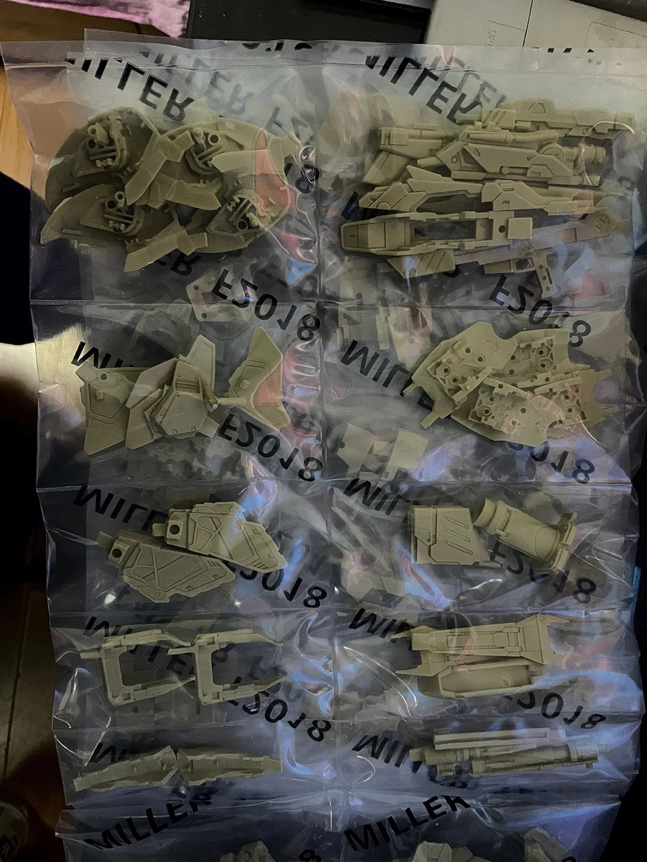 [Resin parts] for MG 1/100 Force RX-93 V Gundam RECAST CMM Resin Dress up Conversion Kit -airlift