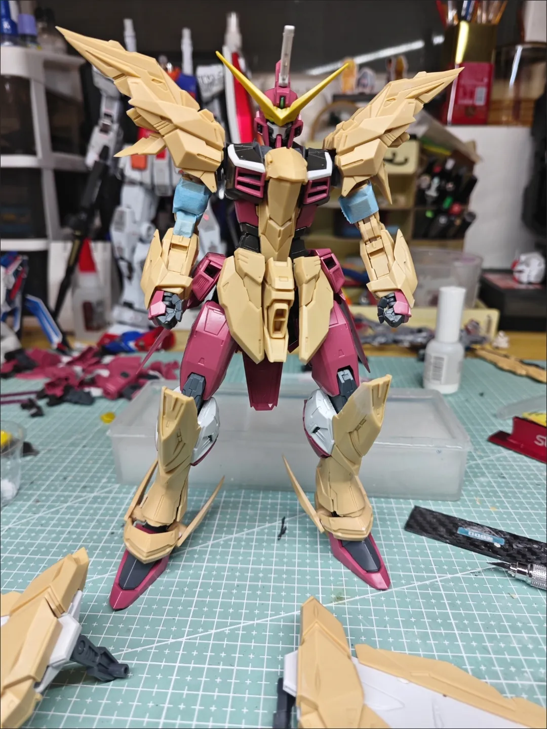 [Resin parts] for MG 1/100 Force Justice Gundam RECAST CMM Resin Dress up Conversion Kit -airlift