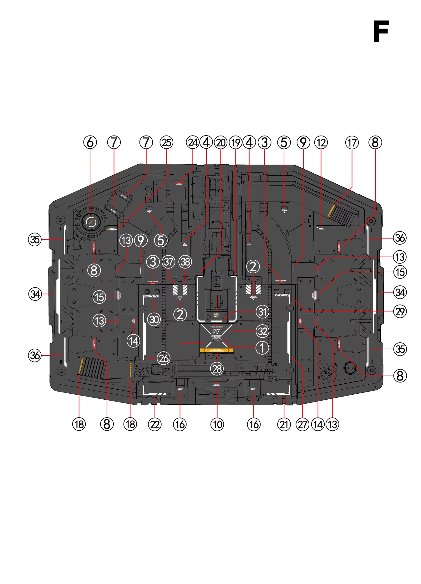 [Water decals] TOZ Decals for NZ-666 Osiris Aerial Dominator Model Water Sticker Model Accessories Hobby DIY