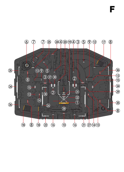 [Water decals] TOZ Decals for NZ-666 Osiris Aerial Dominator Model Water Sticker Model Accessories Hobby DIY