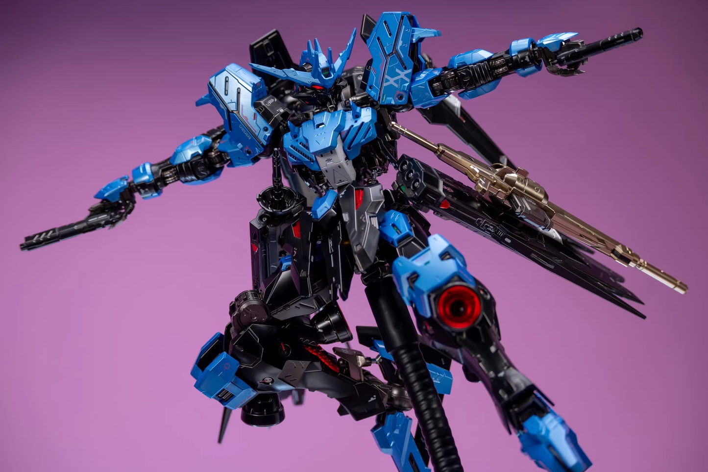 [Color customization] MG 1/100 ASW-G-XX Gundam Vidar (Titanium White/Black Electroplated color scheme) Model Kit