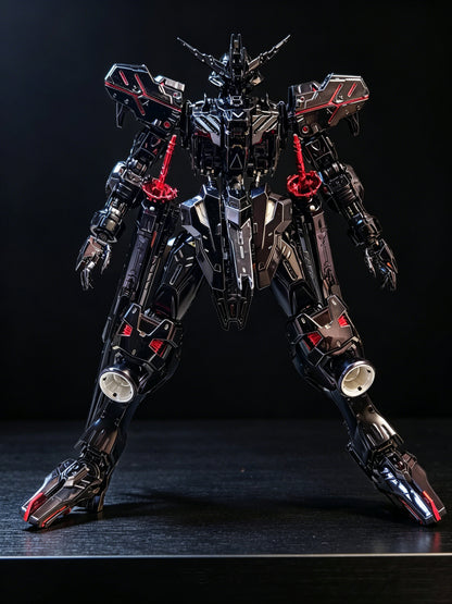 [Custom Electroplating] MG 1/100 ASW-G-XX Gundam Vidar (Titanium Black Red Electroplated color scheme) Model Kit