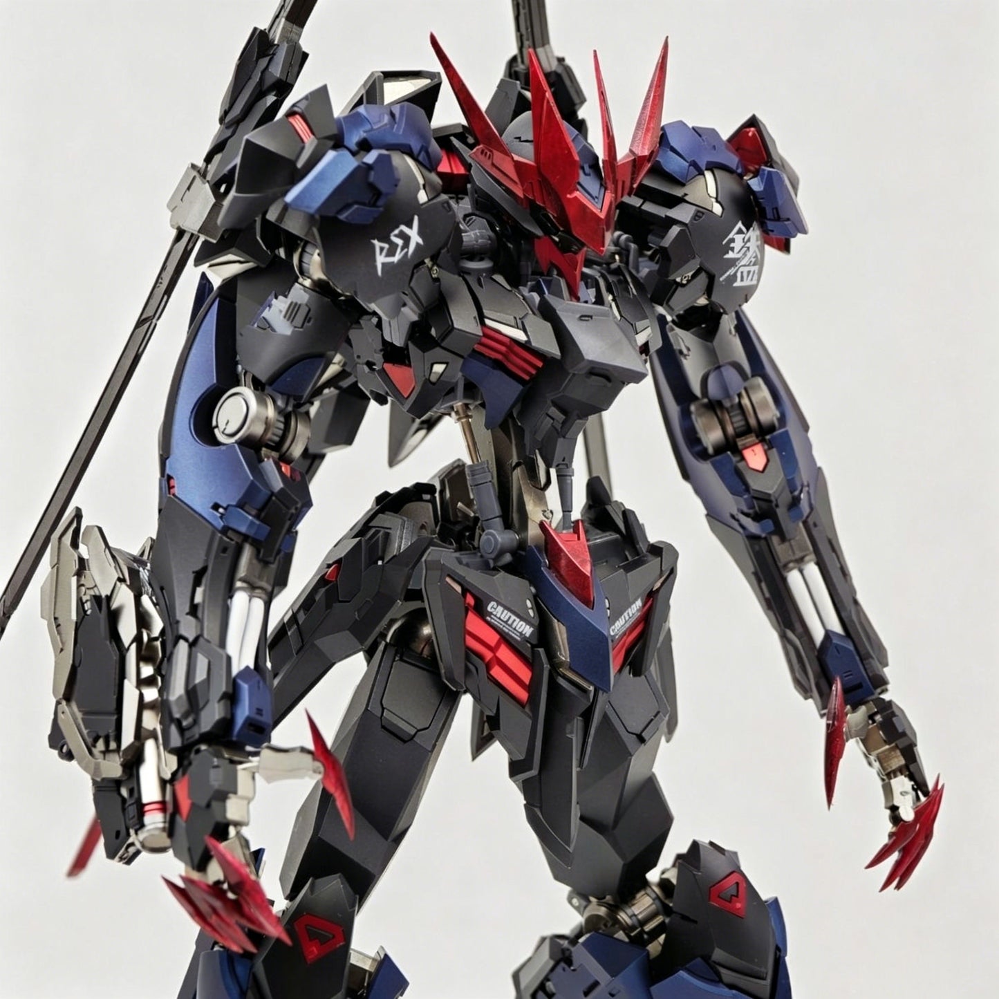 [Color customization] WOLF TECH 1/100 MG detail up Barbatos Lupus Rex king (Dark color scheme) model kit