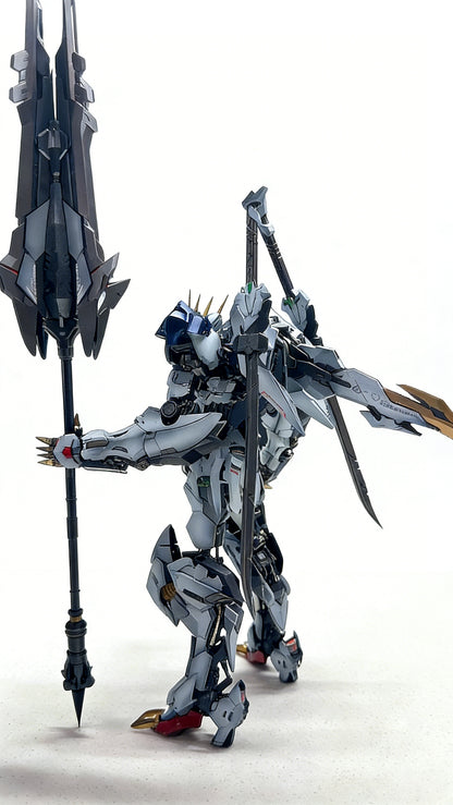 [Color customization] WOLF TECH 1/100 MG detail up Barbatos Lupus Rex king (Shading color scheme) model kit