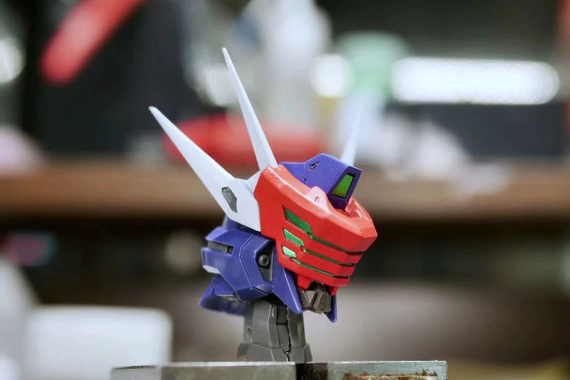 [3D printed pieces] Verde Buster parts for the IN ERA+ Ruling Head, Weapon, Foot 3D printed pieces