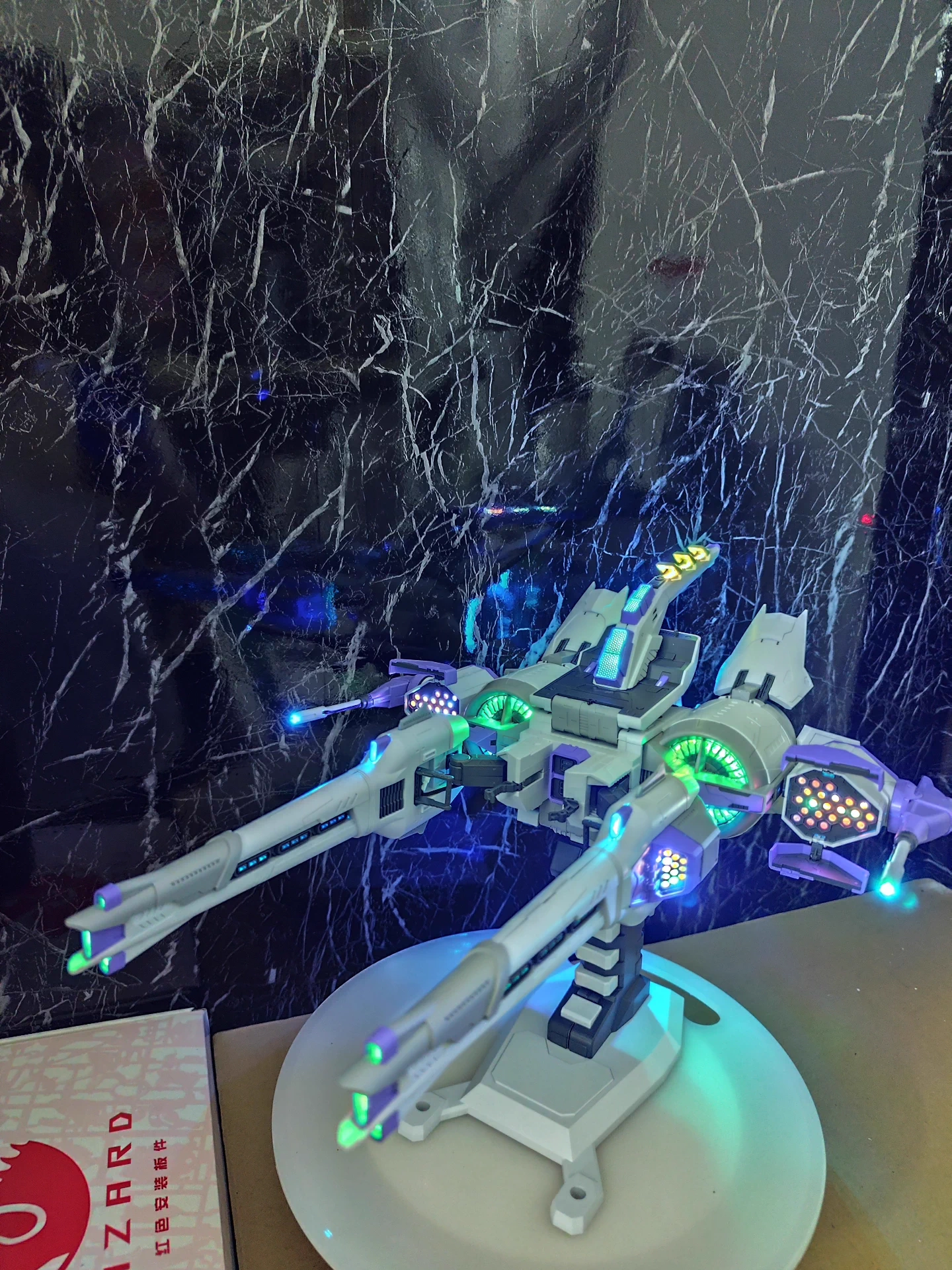 [Light/Color customization]Mo Yu Driving Force 1/144 Liu Xinghao Flight Backpack Accessory Kit Model Kit Light-up Assembled Version