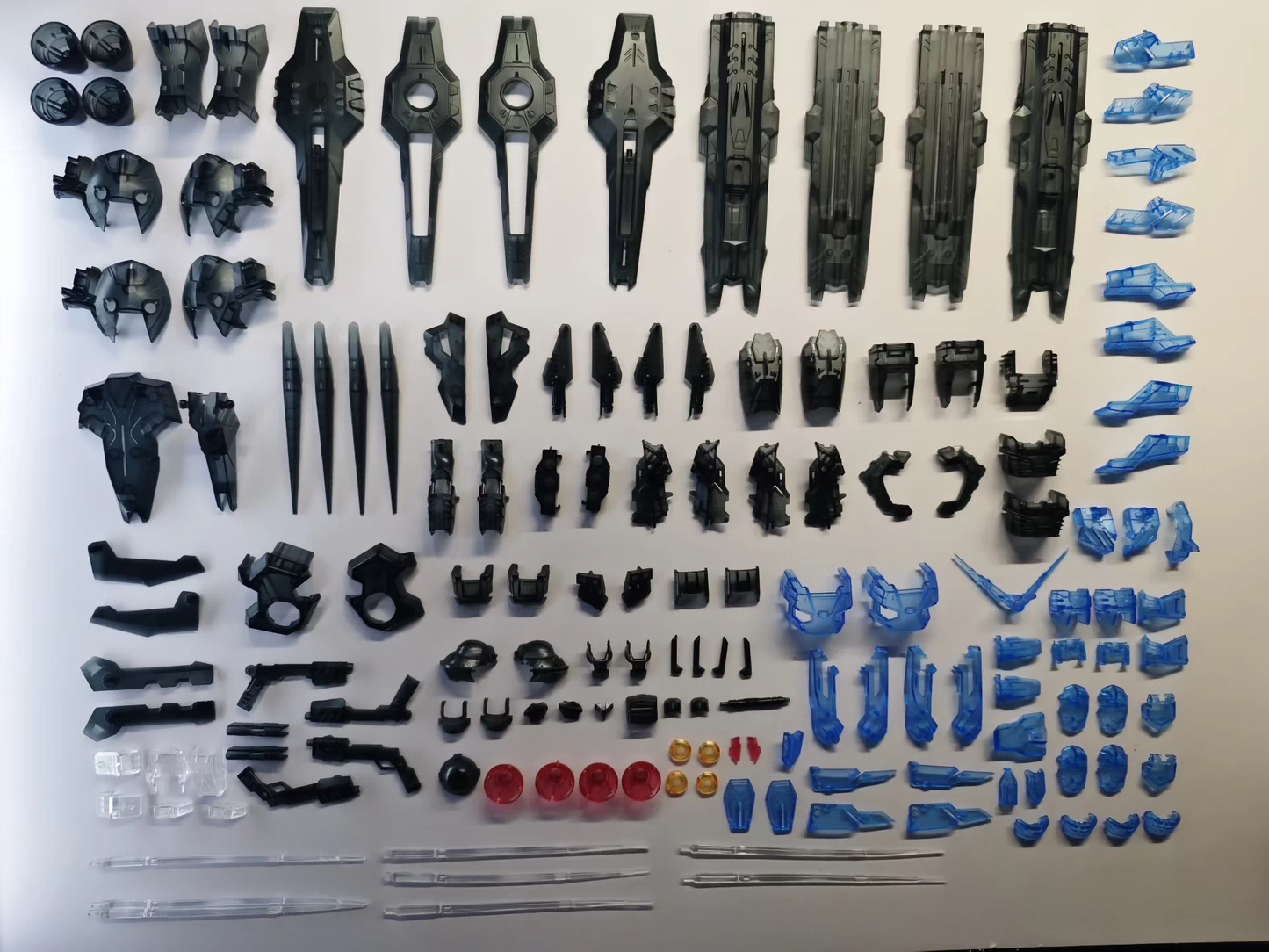 [Clear pieces]MG 1/100 ASW-G-XX Gundam Vidar (External armor clear parts)