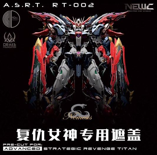 [Pre-cut Masking] NewC Pre-cutting Masking Tape for 1/100 RT-002 Nemesis Advanced Strategic Revenge Titan Platform Spray Covering Tape Hobby DIY