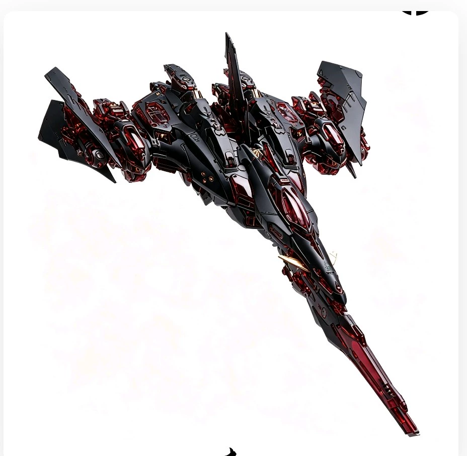 [Color customization] In Era+ RMD Azure Falcon TR-2243EX 1/100 Scale (Black Red Color Scheme) Model Kit