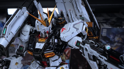 [Color customization] PG Unleashed 1/60 Nu Gundam (Titanium Electroplated color scheme) Model Kit