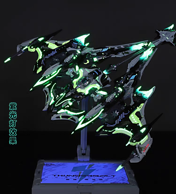 [Color customization]IN ERA+ 1/100 RMD Series Thunderbolt Manta Ray（Monster Energy color scheme）Model Kit