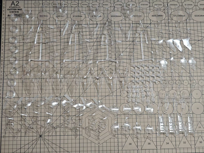 [Transparent parts]Axis Model Works (Solomon) 1/100 scale Osiris Aerial Dominator（External armor transparent parts）