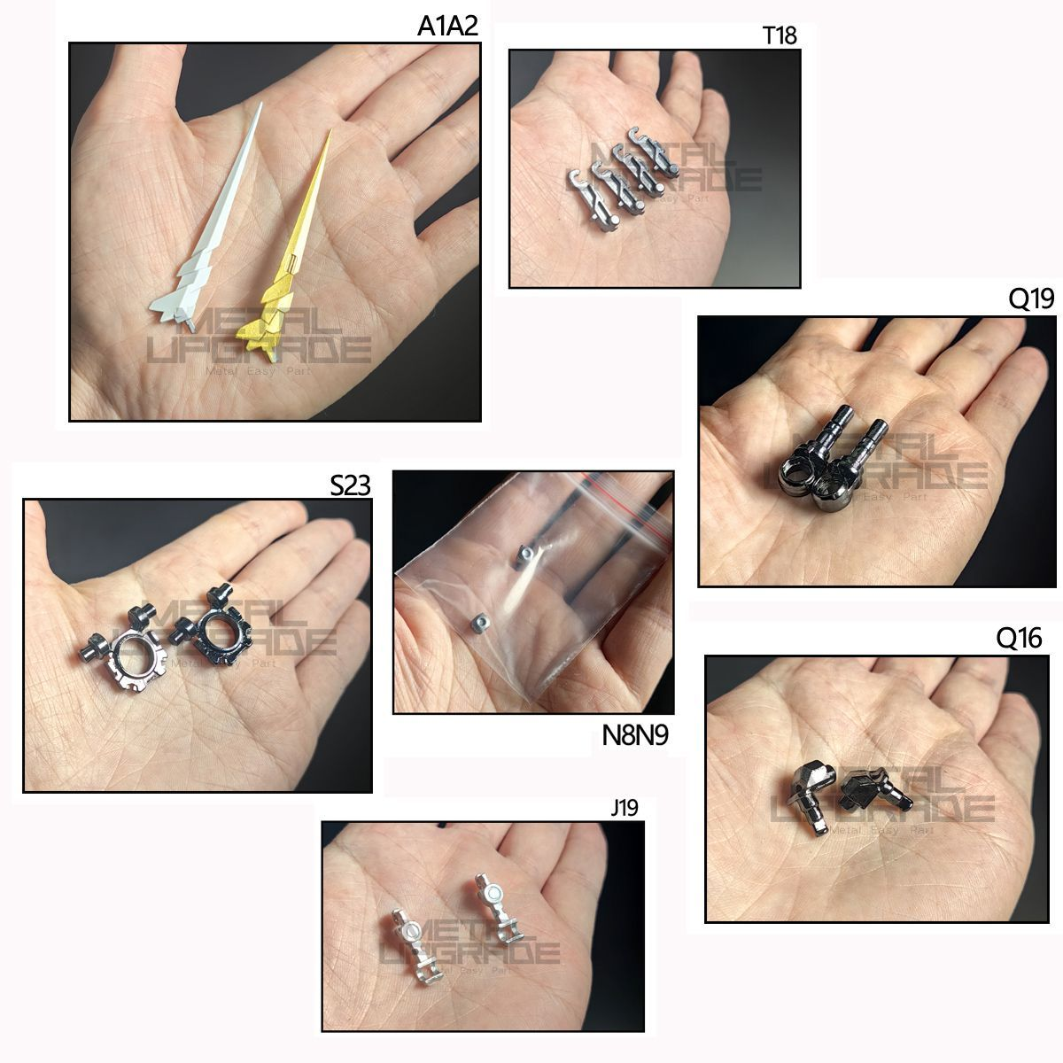 [Metal pieces] PG 1/60 Unicorn Metal pieces