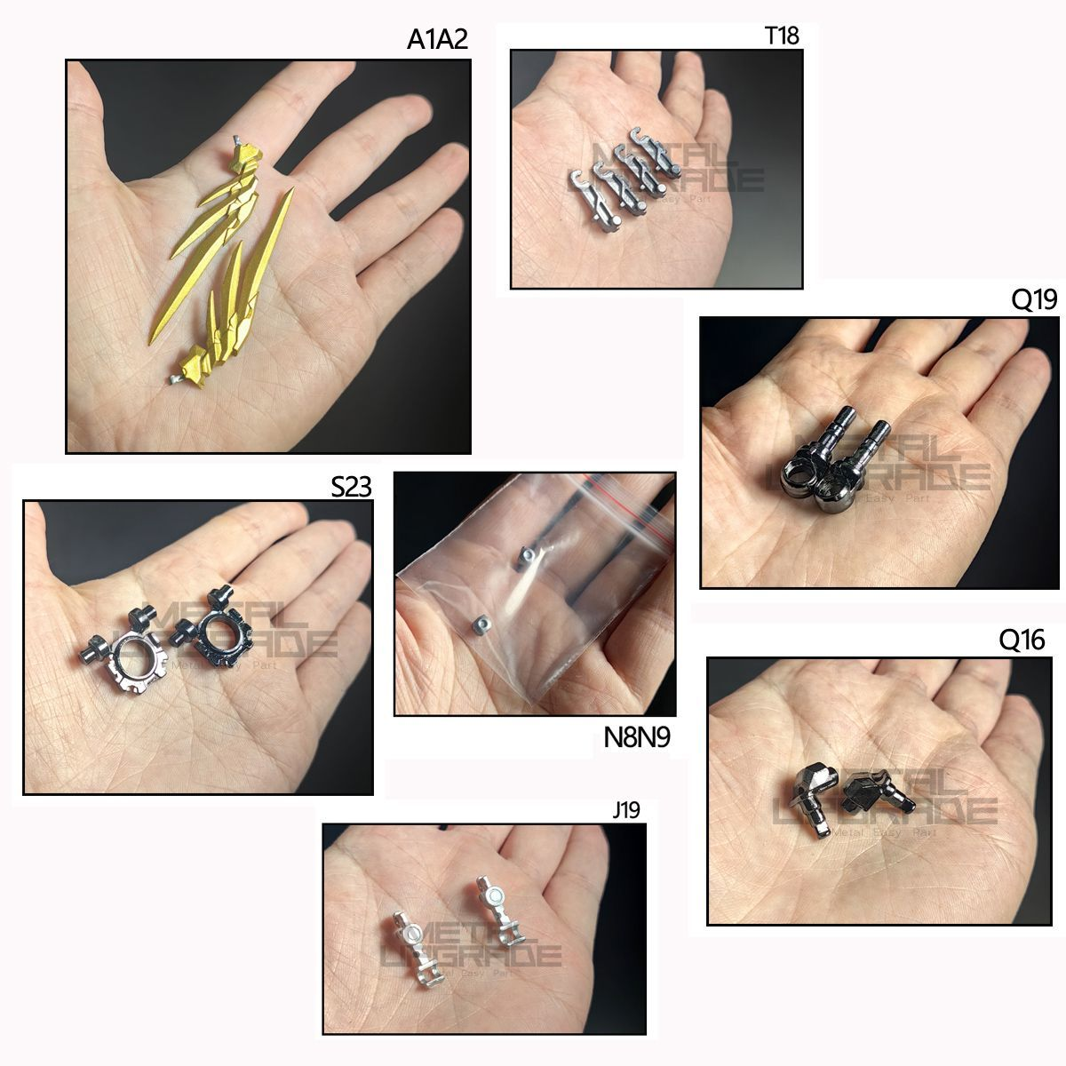 [Metal pieces] PG 1/60 Unicorn Metal pieces