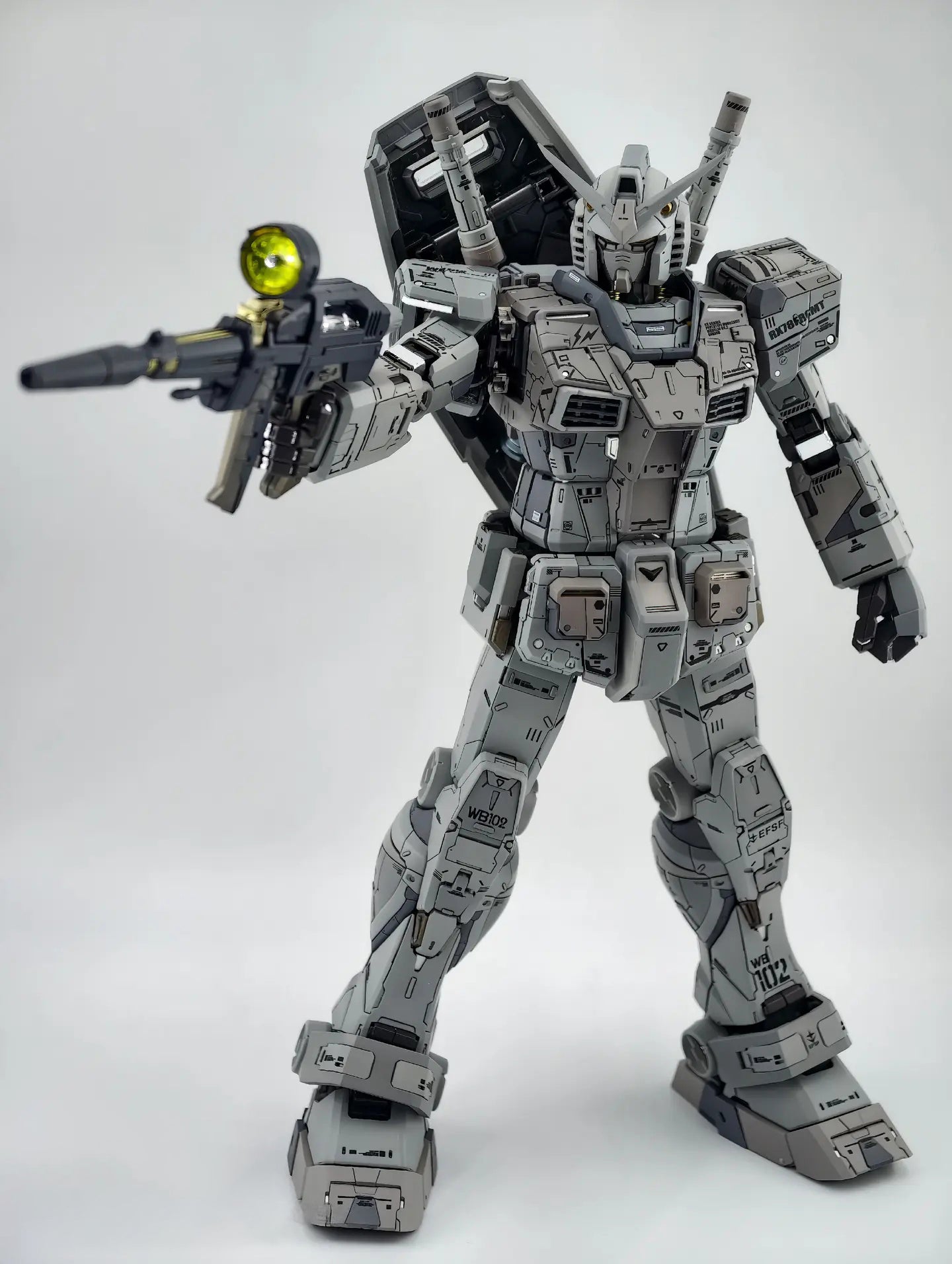 [Color customization] BANDAI/DABAN PG Unleashed 1/60 RX 78 Gundam Resin Kit Enhanced Conversion Kit (Fragment Color Scheme) model kit