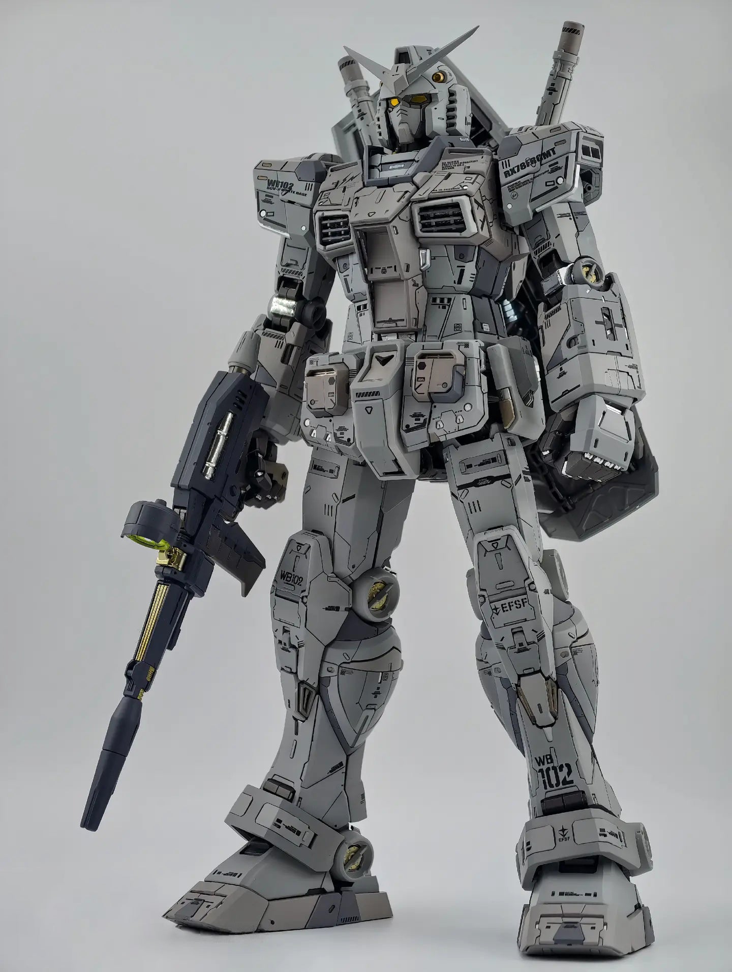 [Color customization] BANDAI/DABAN PG Unleashed 1/60 RX 78 Gundam Resin Kit Enhanced Conversion Kit (Fragment Color Scheme) model kit