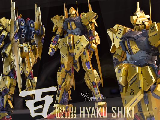 [Resin Kit] YuHobbyCast MG 1/100 MSN-100 Hyaku Shiki Resin Conversion Kit