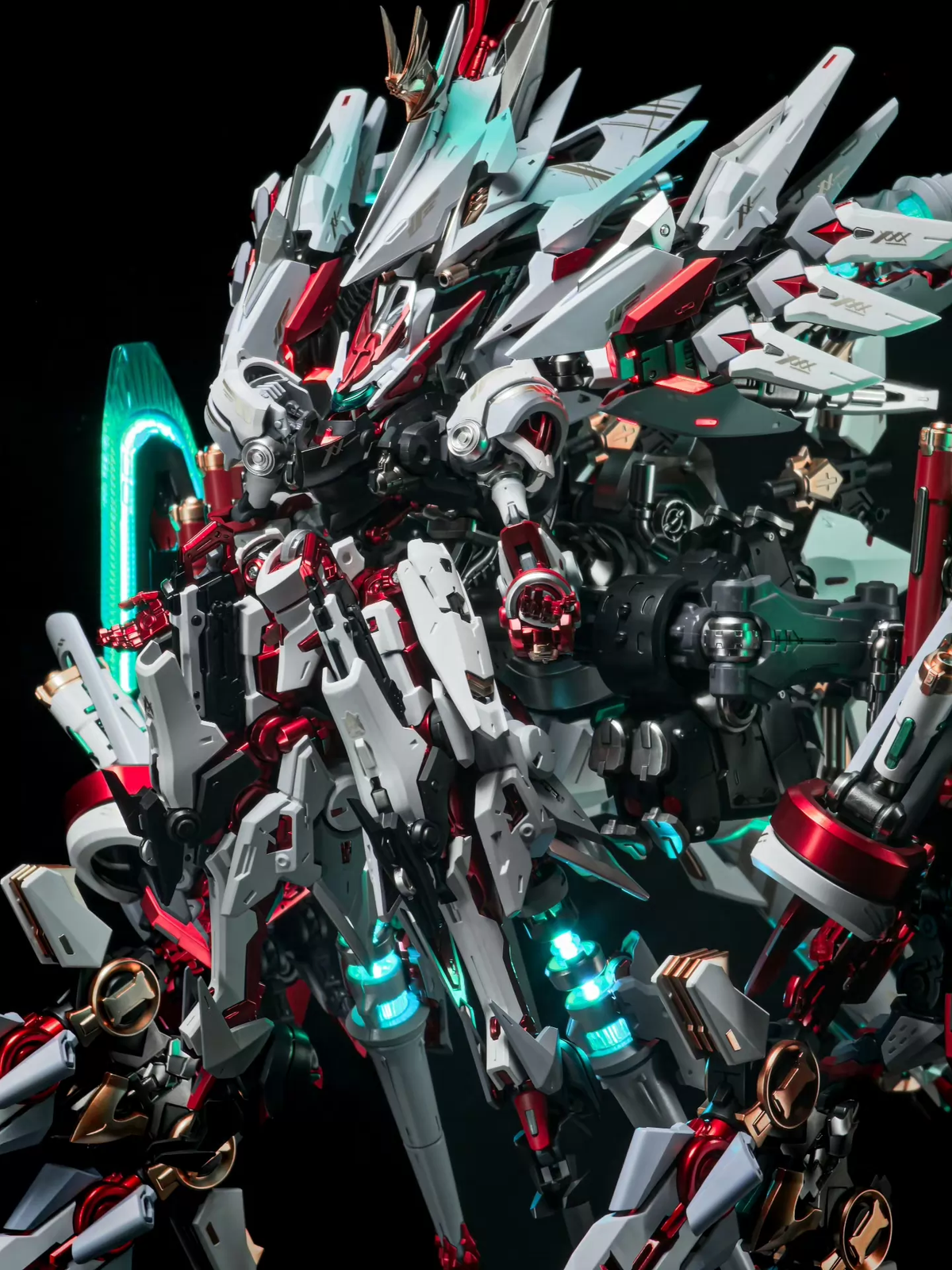 [Custom Painting] Daiblos Core CZ-011B Colada (Red White 1 Color Scheme) model kit
