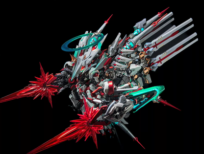 [Custom Painting] Daiblos Core CZ-011B Colada (Red White 1 Color Scheme) model kit