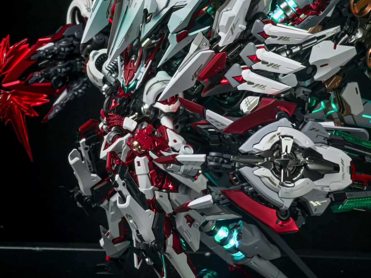 [Custom Painting] Daiblos Core CZ-011B Colada (Red White 1 Color Scheme) model kit