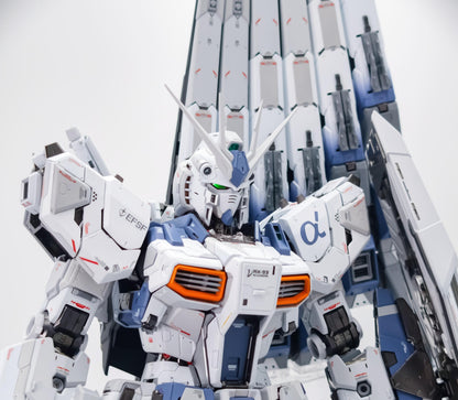 [Color customization] PG Unleashed 1/60 Nu Gundam+resin enhanced conversion parts (Kenichi Kuryu color scheme) model kit