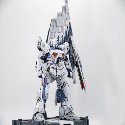 [Color customization] PG Unleashed 1/60 Nu Gundam+resin enhanced conversion parts (Kenichi Kuryu color scheme) model kit