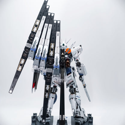 [Color customization] PG Unleashed 1/60 Nu Gundam+resin enhanced conversion parts (Kenichi Kuryu color scheme) model kit